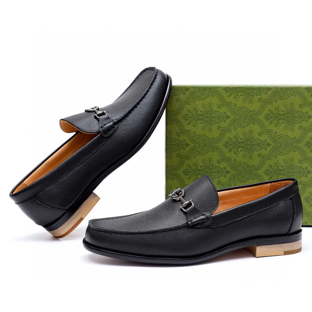 Men's shoes 💰500 💐Gucci GUCCI official website men's business formal leather shoes updated 💥Hong Kong counters synchronized new styles 💥completely one-to-one replica shipments 👍Except for zero difference in counter quality, they are all made of imported first-layer pebbled calfskin uppers with original hardware buckles ➕water-dyed cow 🐂 leather lining, original combination outsole, matching code 38-44 (45🉑️customized)